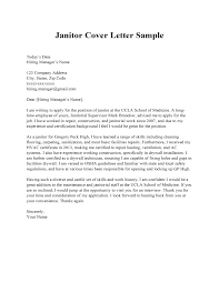A motivational letter is a document required to apply for an opportunity such as a scholarship, internship, job or for admission to a university. Janitor Cover Letter Sample Resume Companion