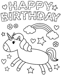 Happy birthday mom love flowers heart. Happy Birthday Coloring Page For Kids Topcoloringpages Net
