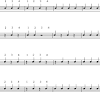 Start by counting and playing rhythms on a surface before voicing the parts around. 1