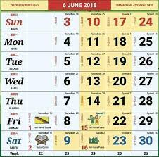 Tarikh puasa 2018 (1 ramadhan 1439h) jatuh pada 17 mei 2018. Kalendar Malaysia Tahun 2018 Dan Cuti 2018 Layanlah Berita Terkini Tips Berguna Maklumat