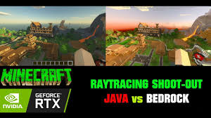 Minecraft Rtx Java Vs Bedrock Ptgi Vs Rtx Youtube