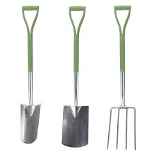 Martha Stewart Garden Digging Tool Set With Shovel Garden Fork And 40 In Transplanting Spade In 2021 Garden Digging Tools Garden Tool Storage Garden Tool Set