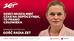 Barbara Nowacka: Dzieci muszą mieć czas na odpoczynek, to prawo człowieka.