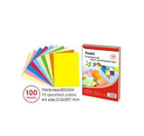 FOSKA COLORED ORIGAMI PAPER #CP6080 (100 SHEETS)
