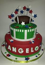 Football for the top of tomorrow's cake is almost done! American Football Cake Cake By Filomena Cakesdecor