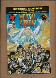 A loving tribute to the legendary comic book @malibucomics. Mortal Kombat Blood And Thunder 1 Special Edition Malibu Comics Ebay