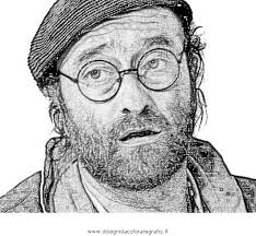 Disegno Lucio Dalla1 Misti Da Colorare