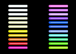 Custom And Standard Neon Sign Tubing Colors Light Sources
