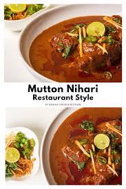 Mutton Nihari Restaurant Style In 2020 Nihari Recipe Cooking Recipes Recipes