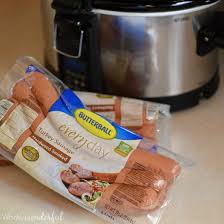 Alexia organic yukon select fries, baking, butterball smoked turkey sausage, cooking, dinner, food, french's spicy brown mustard, fries, hunt's ketchup, recipes, sausage today's menu: Slow Cooker Recipe Sweet And Spicy Bbq Sausage