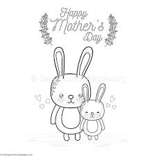 I feel like for a lot of people, easter is divided into two phases, so to speak. Free Download Cute Cartoon Rabbit Happy Mother S Day Card Coloring Pages Coloring Coloringbook Happy Mother S Day Card Coloring Pages Diy Mother S Day Crafts