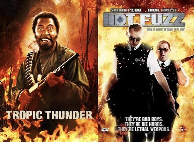 Hot Fuzz or Tropic Thunder? : r/moviecritic