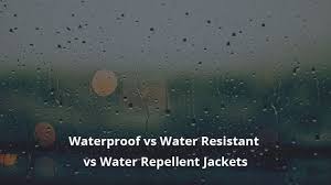 But, use them in any sort of downpour or prolonged shower and they will get drenched! Waterproof Vs Water Resistant Vs Water Repellent Jackets What S The Difference Casual Geographical Water Repellent Jacket Water Repellent Repellent