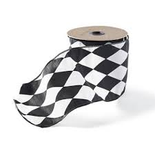 Black And White Plaid Ribbon Walmart Harlequin Ribbon Harlequin Pattern Gift Ribbon Christmas Tree Accessories
