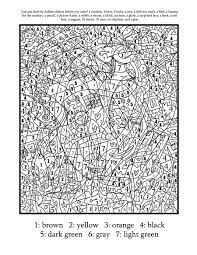 Difficult Color By Numbers Coloring Pages Cinebrique Choose from seven different designs to practice number and color recognition while developing fine motor skills.