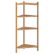 Ragrund Etagere D Angle Bambou 34x99 Cm Ikea In 2020 Corner Shelf Unit Corner Shelves Shelves