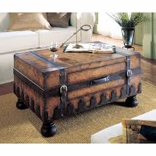 Glamorous mirrored cocktail tables and credenzas open up any space. Old World Map Trunk Coffee Table 576070 Butler Specialty Furniture