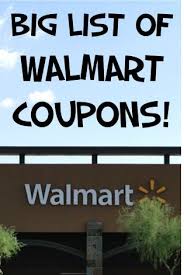 Big List Of Walmart Coupons Couponing For Beginners Walmart Coupon Extreme Couponing