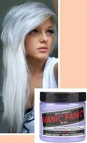 Virgin Snow Manic Panic Google Search Manic Panic Hair Silver Hair Dye Hair Color