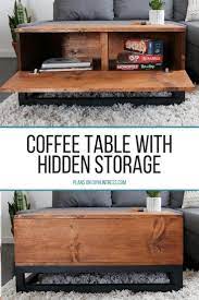 Diy Coffee Table With Hidden Storage Diy Huntress Diy Coffee Table Coffee Table With Hidden Storage Diy Furniture Table