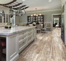 Flooring Wood Tile Floor Kitchen Beach House Kitchens Kitchen Flooring