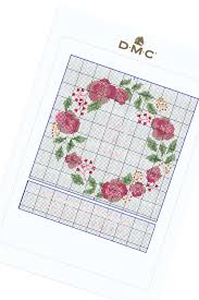(122 cm x 152 cm). Rose Wreath Pattern Free Cross Stitch Patterns Dmc