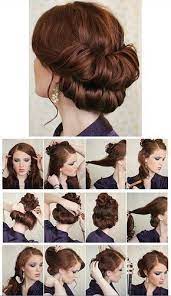 Step By Step Hairstyle Tutorials Double Chignon Step By Step Frisure Bryllup Opsat Har Brudehar