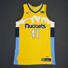 Shop for nba denver nuggets jerseys at. Juan Hernangomez Denver Nuggets Statement Game Issued Jersey 2017 18 Season Nba Auctions