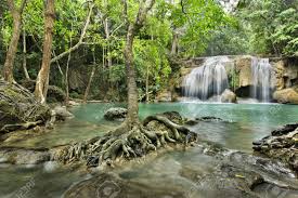 One example, circa early 2011: Waterfall In Erawan National Park Kanchanaburi Thailand Stock Photo Picture And Royalty Free Image Image 13174429