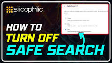 How to TURN OFF SafeSearch on Google || DISABLE SafeSearch on ...