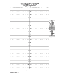 Loadcalc 2008 performs panel schedules and service and feeder load calculations for commercial occupancies and single family dwellings. Electrical Panel Label Template Fill Online Printable Fillable Blank Pdffiller