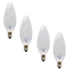 Sylvania 40 Watt B10 Clarity Incandescent Light Bulb 4 Pack