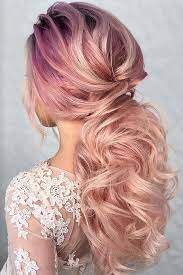 Best Wedding Hairstyles For Every Bride Style 2021 Elegant Ponytail Long Pink Hair Hair Styles