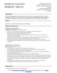 Healthcare Consultant Resume Samples Qwikresume