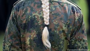 Women getting military induction bob haircuts. German Court Rules Goth Soldier Must Get A Hair Cut News Dw 31 01 2019