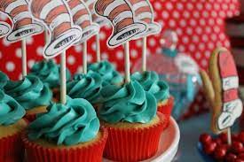 Cat In The Hat Birthday Party Ideas Photo 2 Of 12 Dr Seuss Birthday Party Seuss Party Cat In The Hat Party