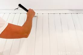 Painting wood paneling is an easy and cost effective way to update a room with wood paneling. How To Paint Wood Paneling Maison De Pax
