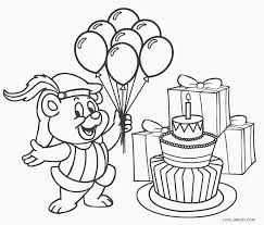 Fuzzy's favorites are the teddy some of these coloring sheets also make fun birthday cards. Free Printable Happy Birthday Coloring Pages For Kids