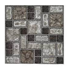 Discover savings on self stick floor tile & more. Floor Tiles Self Adhesive Vinyl Flooring Kitchen Bathroom Charcoal Stone Effect Ebay