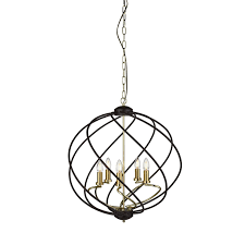 At luxury chandelier, we offer unique designer chandeliers and bespoke crystal lighting solutions that make a statement and bring a touch of beauty and glamour to your interior. Large Chandelier Light In Black Gold With 5 Candles By Searchlight Furniture123
