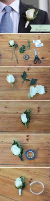 Diy Boutonniere Diy Buttonhole For The Groom Easy Wedding Diy Diy Wedding Flowers Diy Boutonniere Easy Wedding Diy