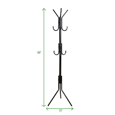 Ebern Designs Hargill 11 Hook Metal Coat Rack Reviews Wayfair En 2021 Percheros De Pie Colgador De Sombreros Percha De Sombrero