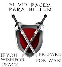 Si Vis Pacem Para Bellum Footsoldiers4christ Shield Icon Sword Shield