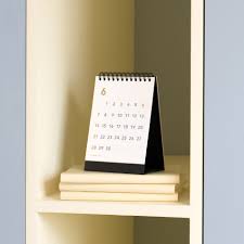 Byfulldesign 2026 Lined Small Desk Calendar: 14-Month Planner