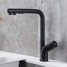 Soka black kitchen faucet with pull down sprayer kitchen sink faucet mordern commercial style single handle kitchen faucet matte black stainless steel kitchen faucet black with deck plate high arc brand: Black Kitchen Faucet With Pull Down Syringe Arcorawasserhahn