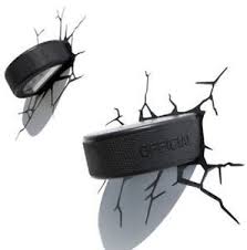 Hockey Night Lights Kids Bedroom Sports Decor Nhl Room 3d Wall Art Nighlight Ebay Hockey Bedroom Boys Hockey Room Hockey Room