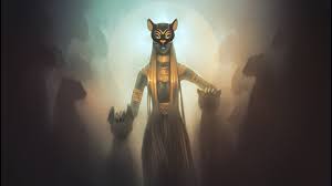 The best gifs of egyptian cat on the gifer website. Wallpaper Cat Anime Egyptian Bastet Darkness Screenshot Computer Wallpaper Fictional Character 2560x1438 Spooky 101463 Hd Wallpapers Wallhere