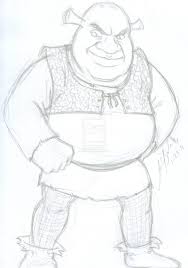 Shrek Sketch By Thealvintaker On Deviantart Shrek Drawing Shrek Classic Cartoons