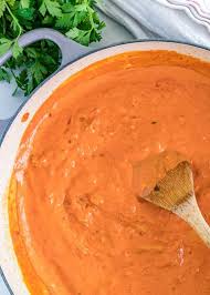 Vodka Sauce For Pasta No Need For Hours Of Simmering All You Need Is Tomato Paste Heavy Cream And A Quick S In 2020 Vodka Sauce Pasta Vodka Sauce Vodka Sauce Recipe