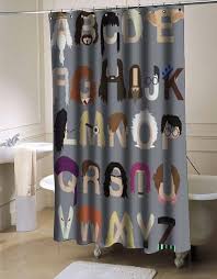 Home decor blackout curtains harry potter polyester window curtain. Harry Potter Alphabet Shower Curtain Customized Design For Home Decor Kendrablanca